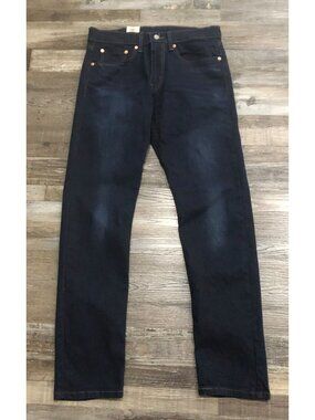Levi's 502 Taper Fit Womens 31x32 Dark Wash Stretch Blue Jeans New with Tags